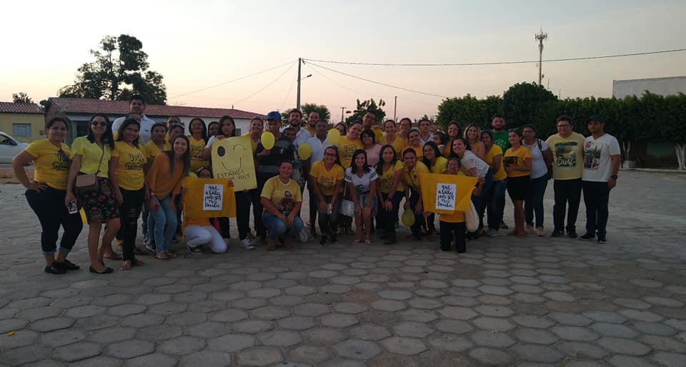 Presidente Ricardo participa de Caminhada em alusÃ£o ao Setembro Amarelo