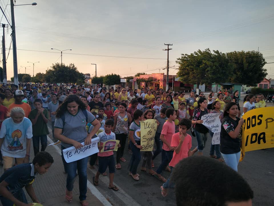 Presidente Ricardo participa de Caminhada em alusÃ£o ao Setembro Amarelo